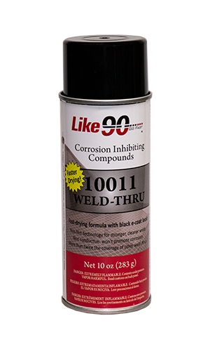 Like90 CIC Weld-Thru 10 ounce aerosol can provides stronger, cleaner welds.